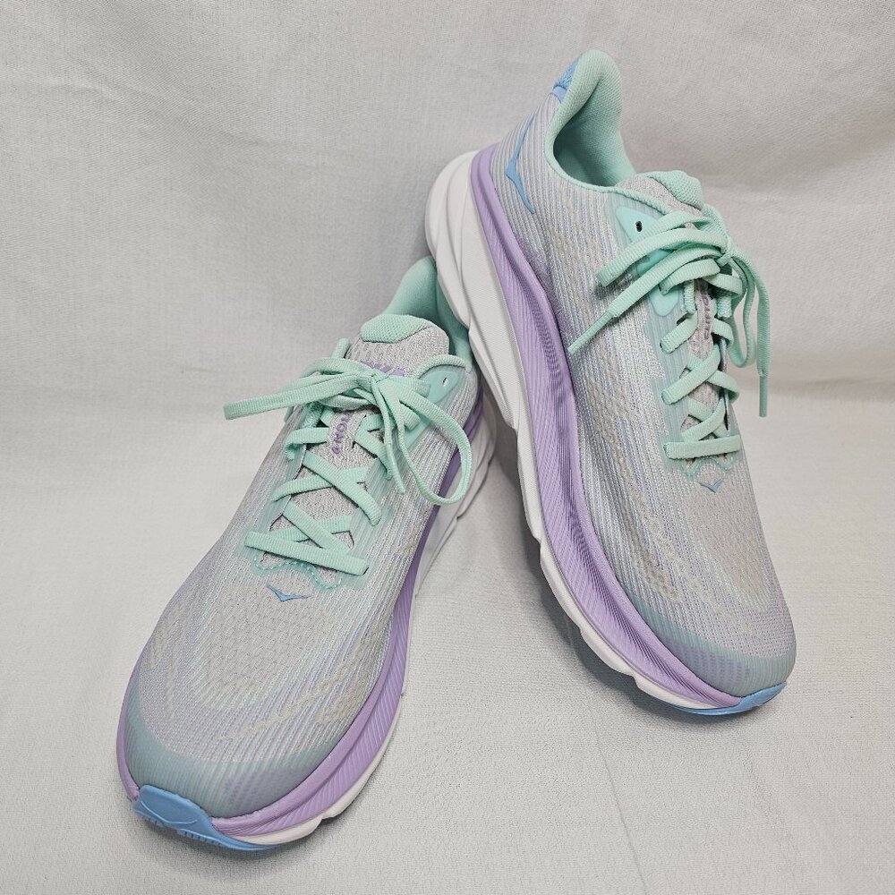 NEW Hoka One One Clifton 9 Shoes Sneakers 1131170SOLM Youth Size 7MD Womens 8.5*